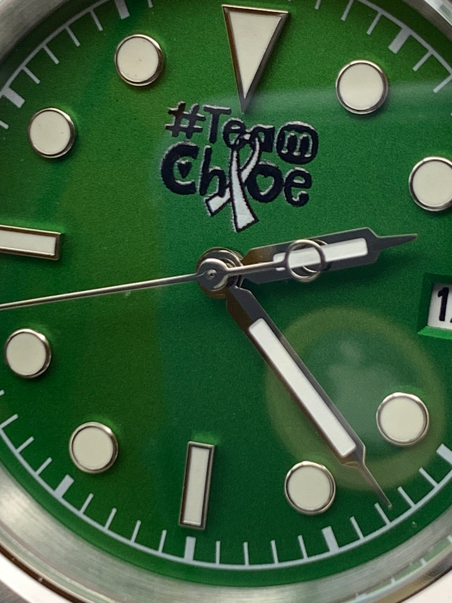 #TeamChloe - Three. 36mm Stainless steel. Sapphire crystal. Seiko NH35.