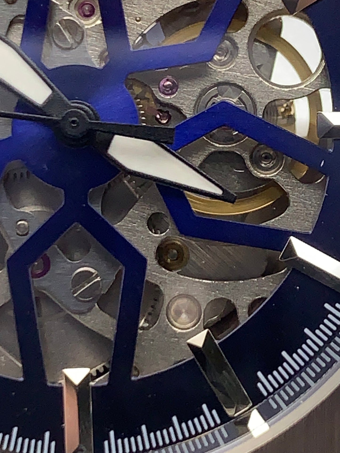 Acorn Lager. 41mm Stainless steel case. Skeleton dial. Seiko NH70 skeleton movement.