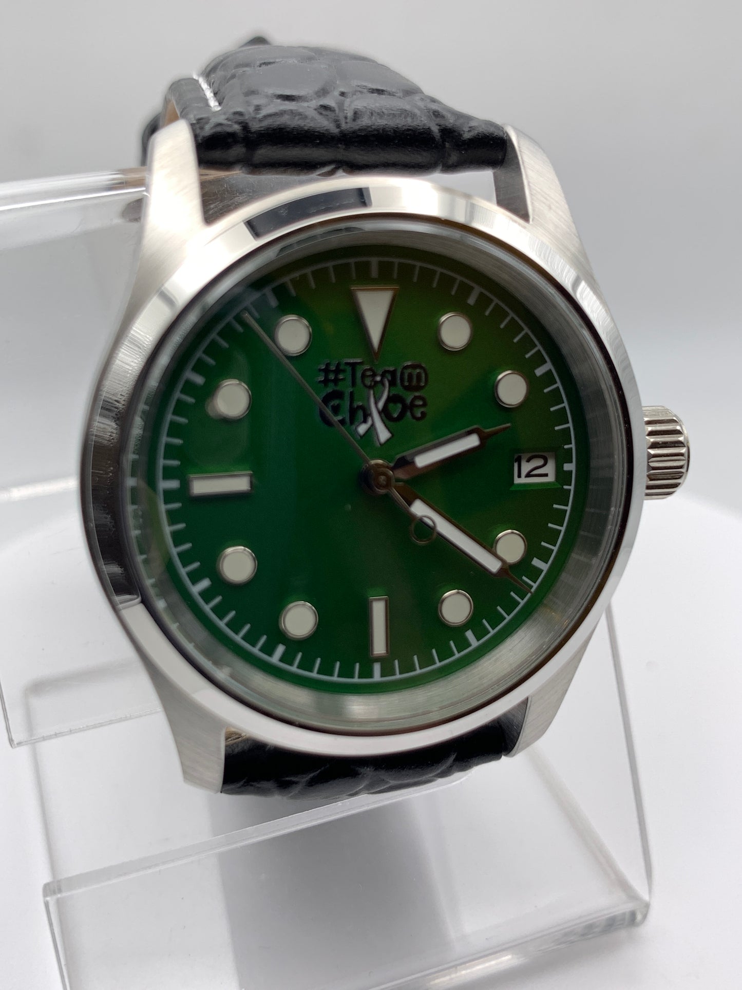 #TeamChloe - Three. 36mm Stainless steel. Sapphire crystal. Seiko NH35.