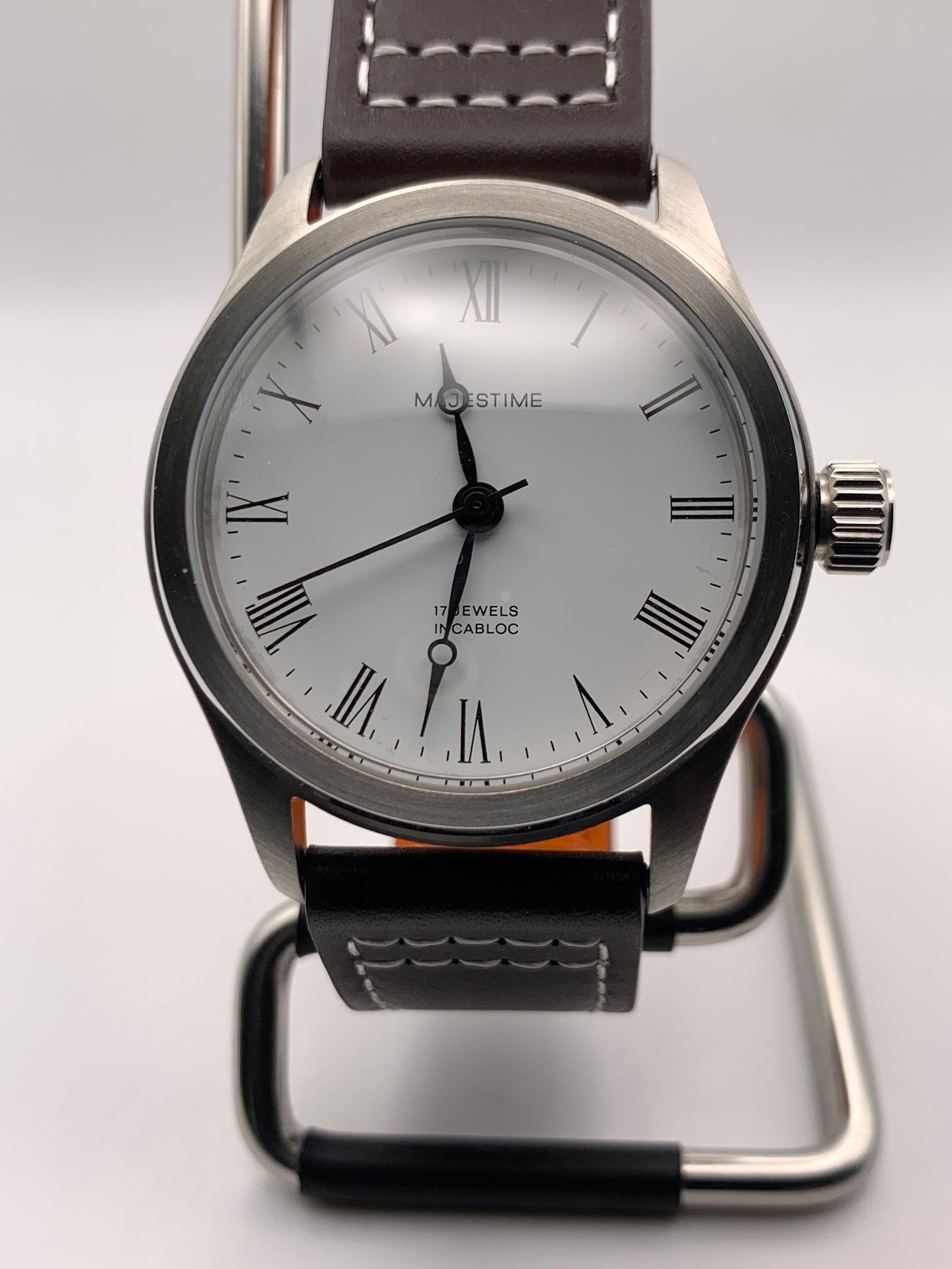 Majestime pocket watch conversion. 38mm stainless steel case.  Sapphire crystal.