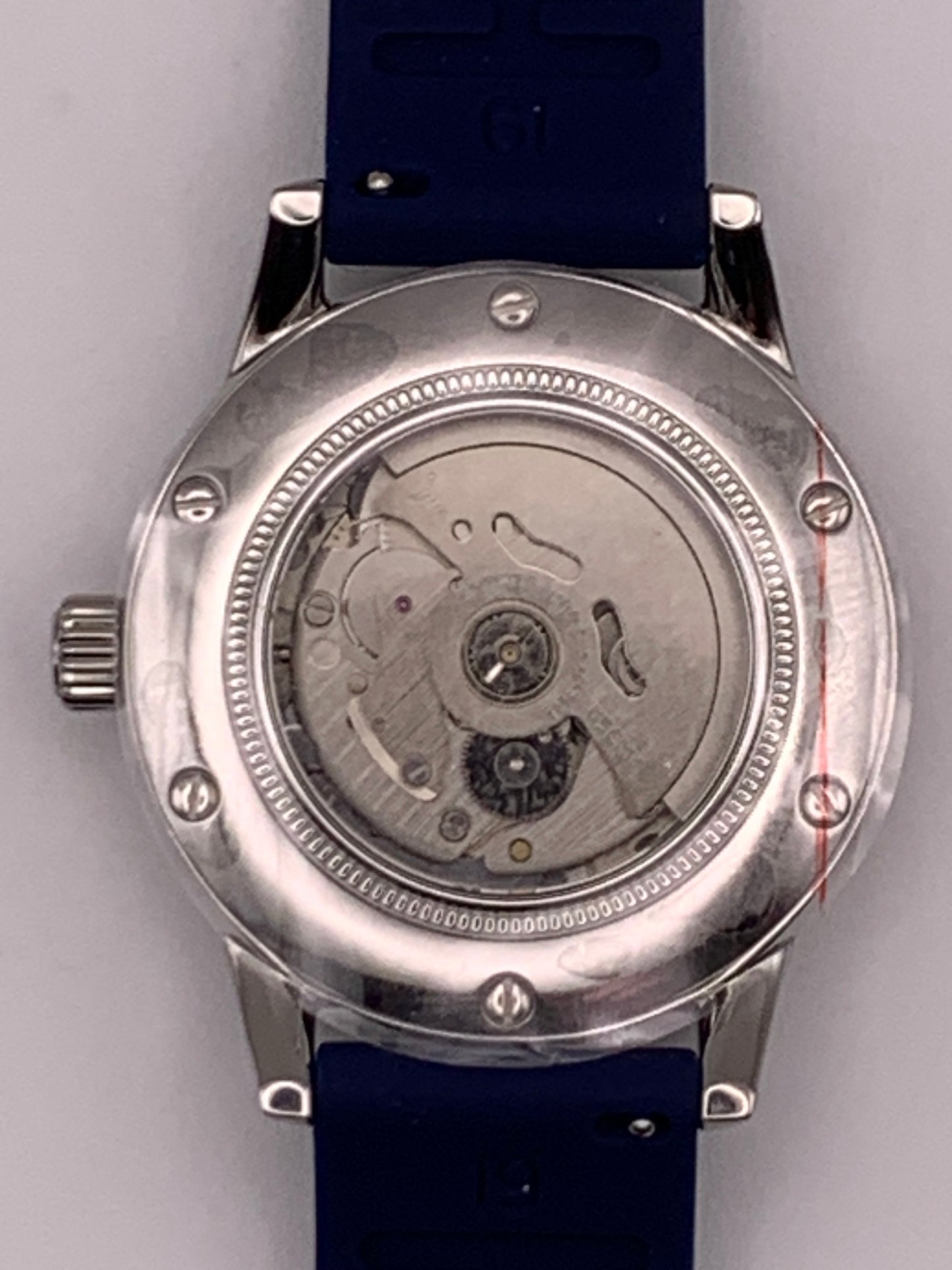 The Yankee 1.1 - Blue, silver and white livery. 39mm stainless steel case. K-1 mineral crystal with AR. NH35 automatic.