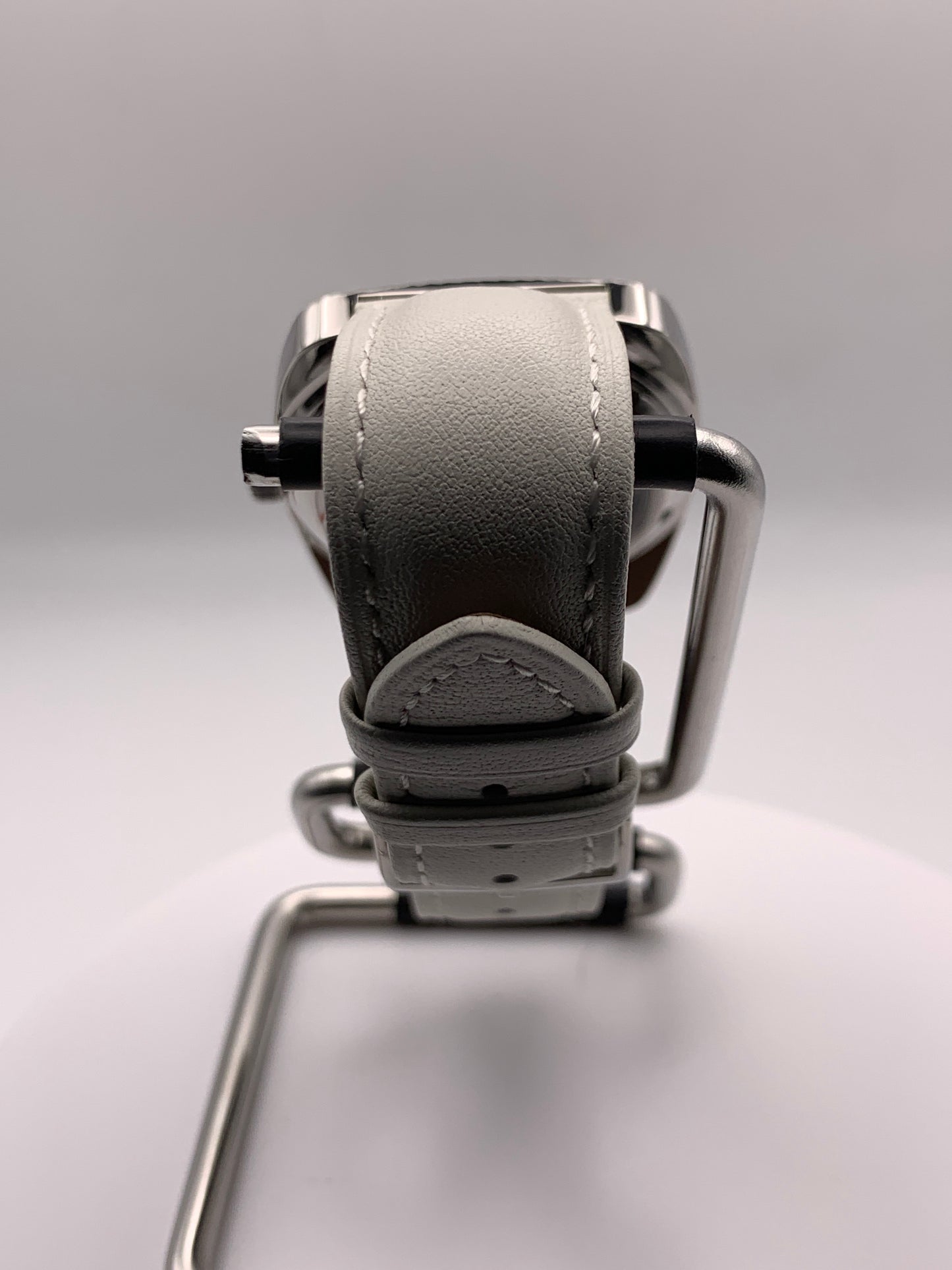 Lily. Faceted 37mm stainless steel case. Acrylic domed crystal. Charlotte stone dial.  Seiko VH31 mecha-quartz.