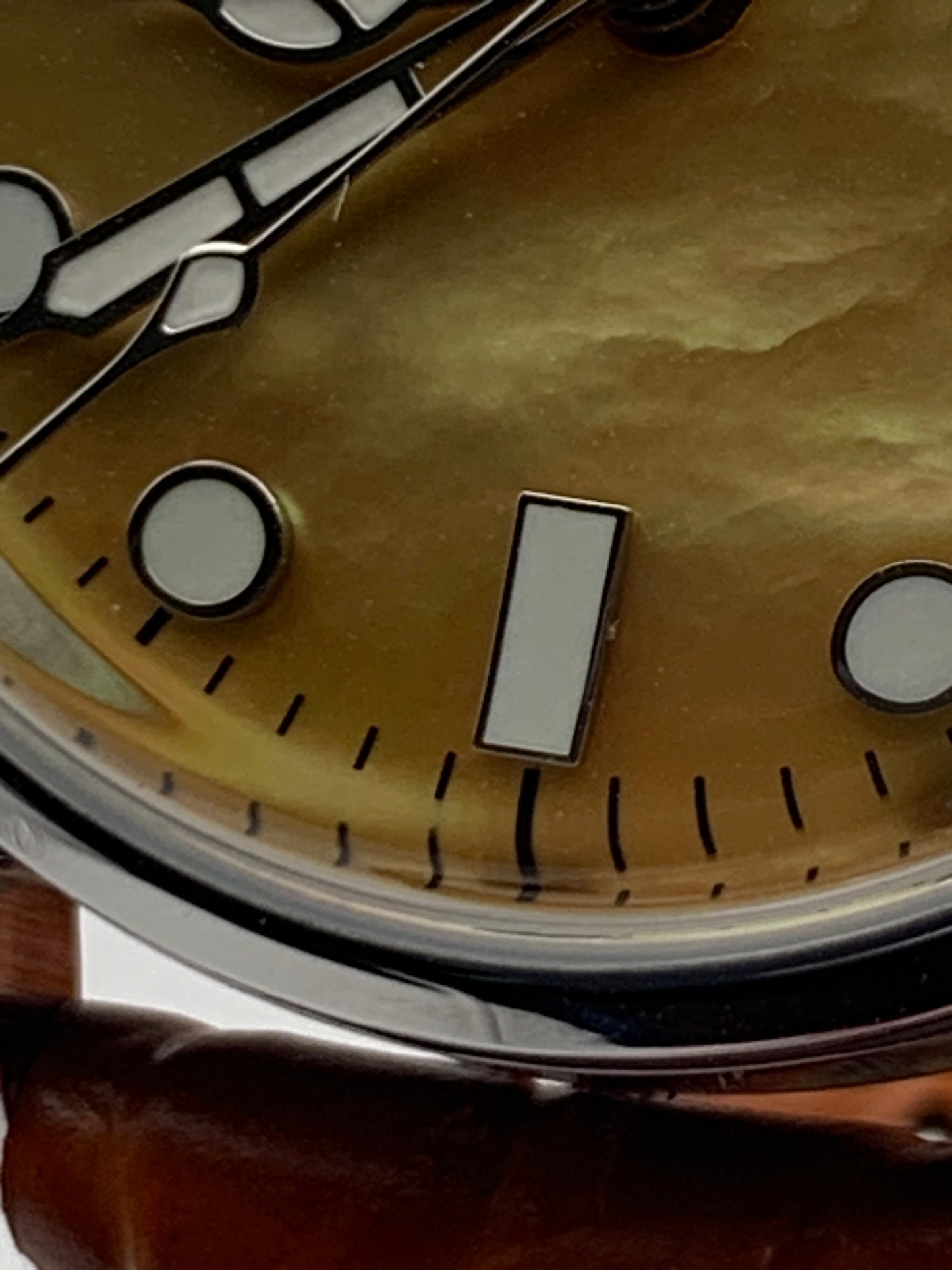Iron Pyrite 1.1 - 33mm stainless steel case. Acrylic domed crystal. NH35 automatic.