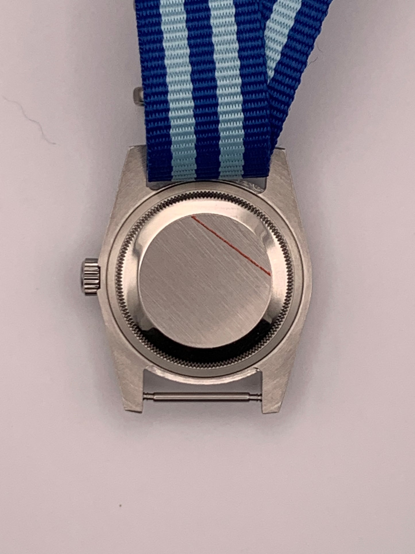 Gyre. 36mm ‘Engine Turned’ stainless steel case. Sapphire crystal. Seiko NH35.