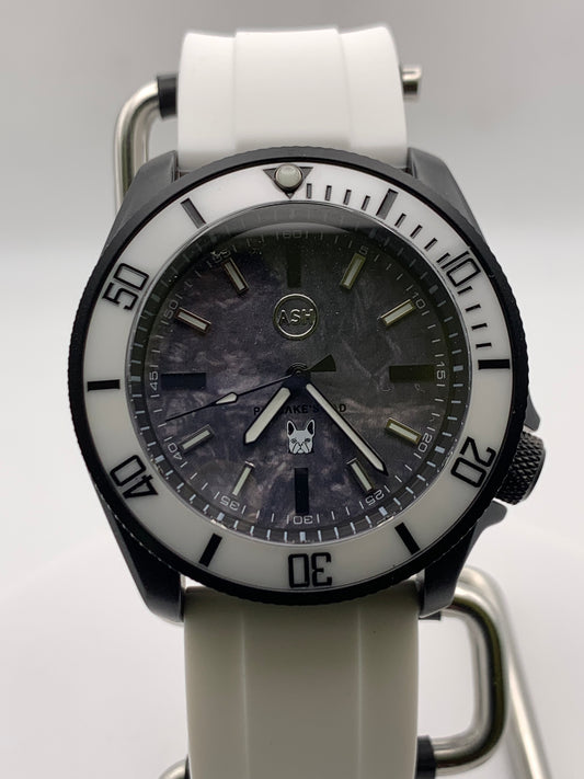 Jason Tribute #2 - 40mm PVD coated stainless steel. Sapphire crystal. Custom dial. Seiko NH38. 5 straps pictured included.