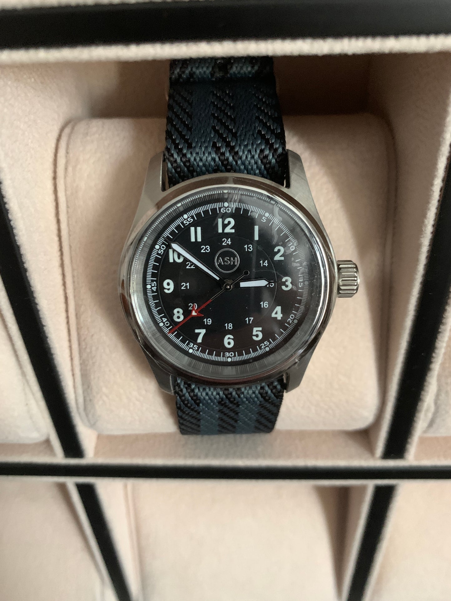 Sentinel. Custom request. 36mm Stainless steel. Sapphire crystal. Seiko NH38.