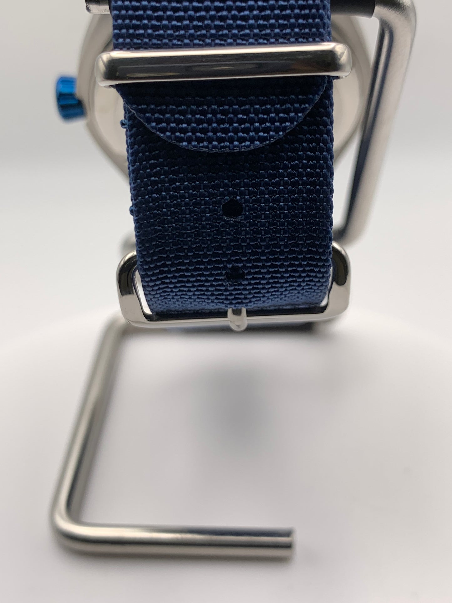 Eventide. 39mm Blue and silver stainless steel. Sapphire crystal. Seiko NH35.