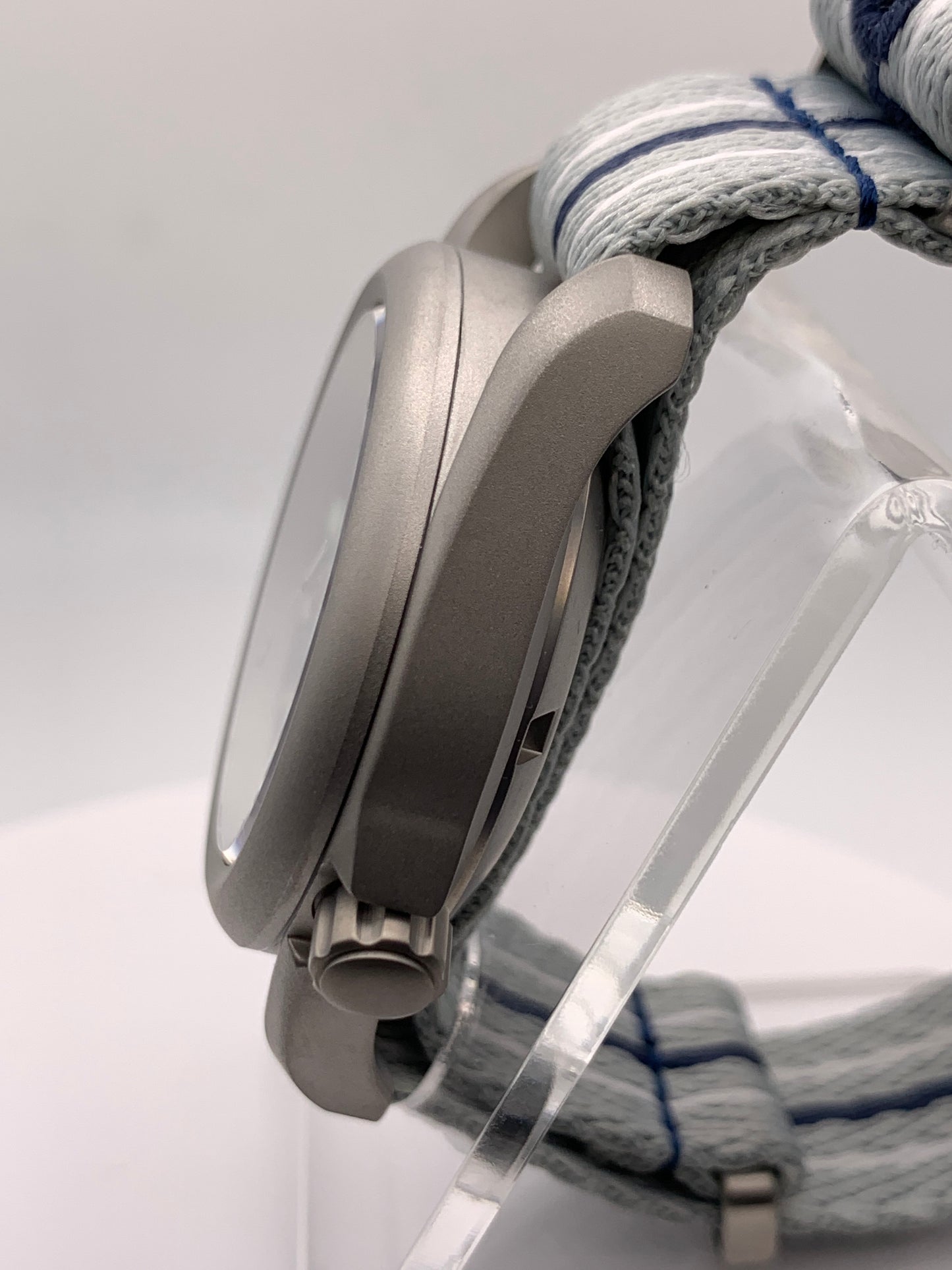 Deep Space. 38mm Bead blasted stainless steel case. Sapphire crystal. NH35 automatic movement.