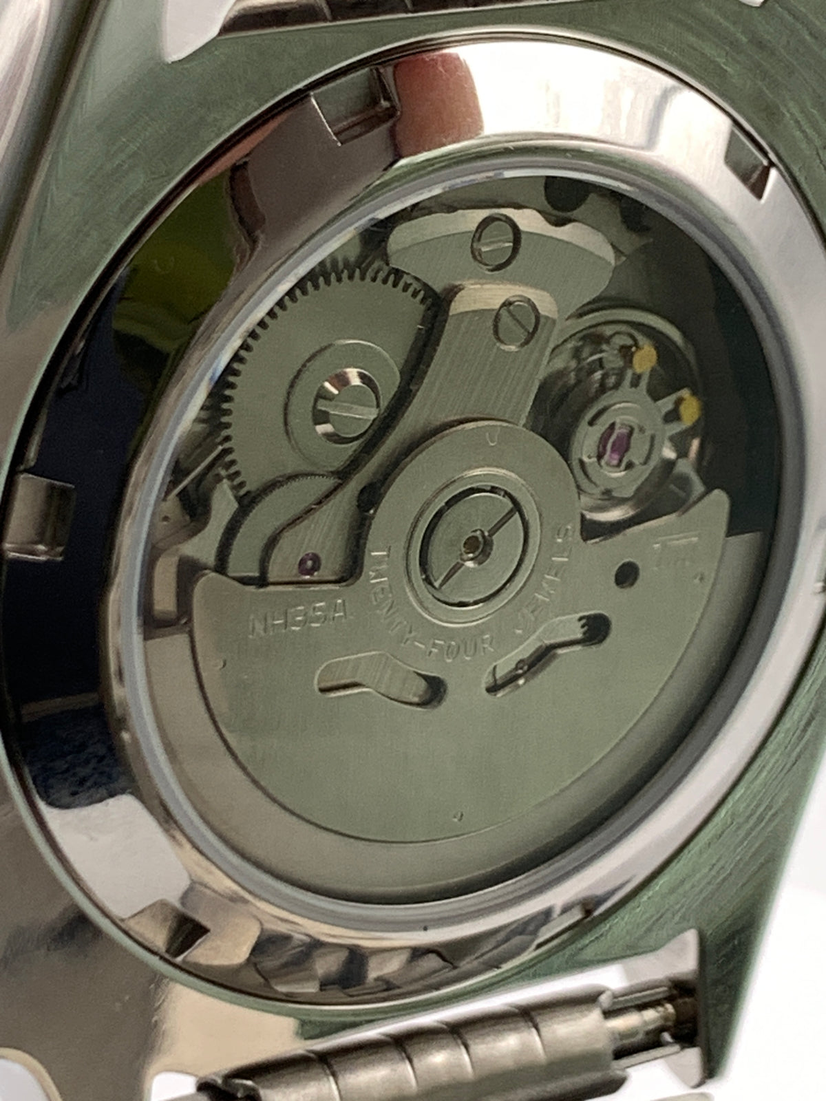 TRT - client custom. 42mm stainless steel cushion case. Sapphire crystal. Seiko NH35.
