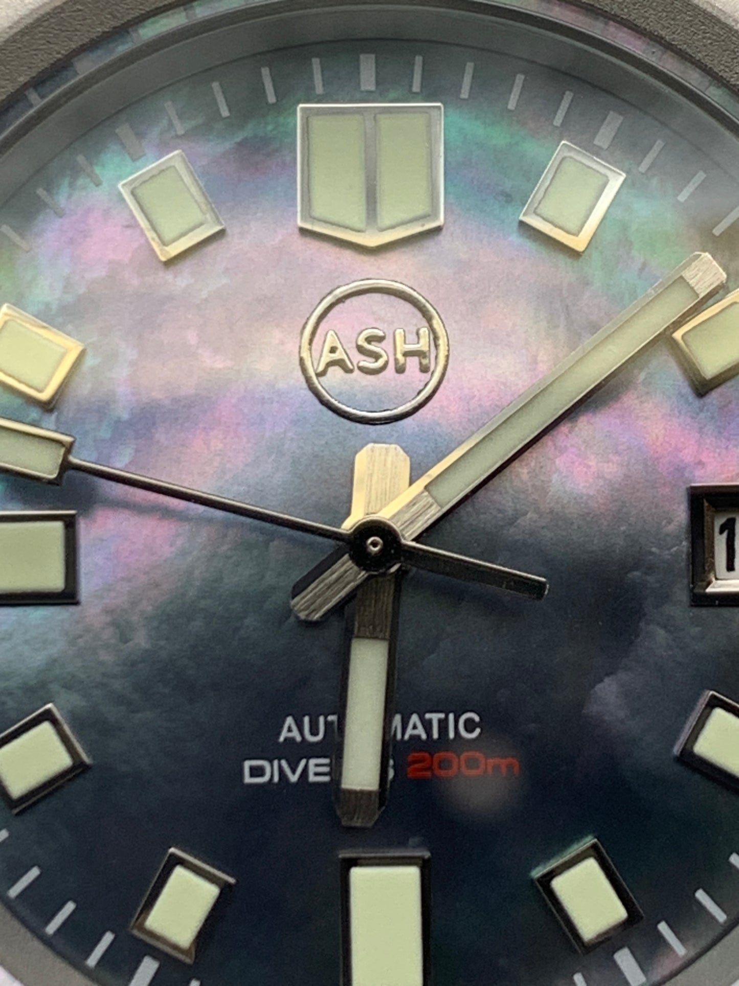 Deep Space. 38mm Bead blasted stainless steel case. Sapphire crystal. NH35 automatic movement.