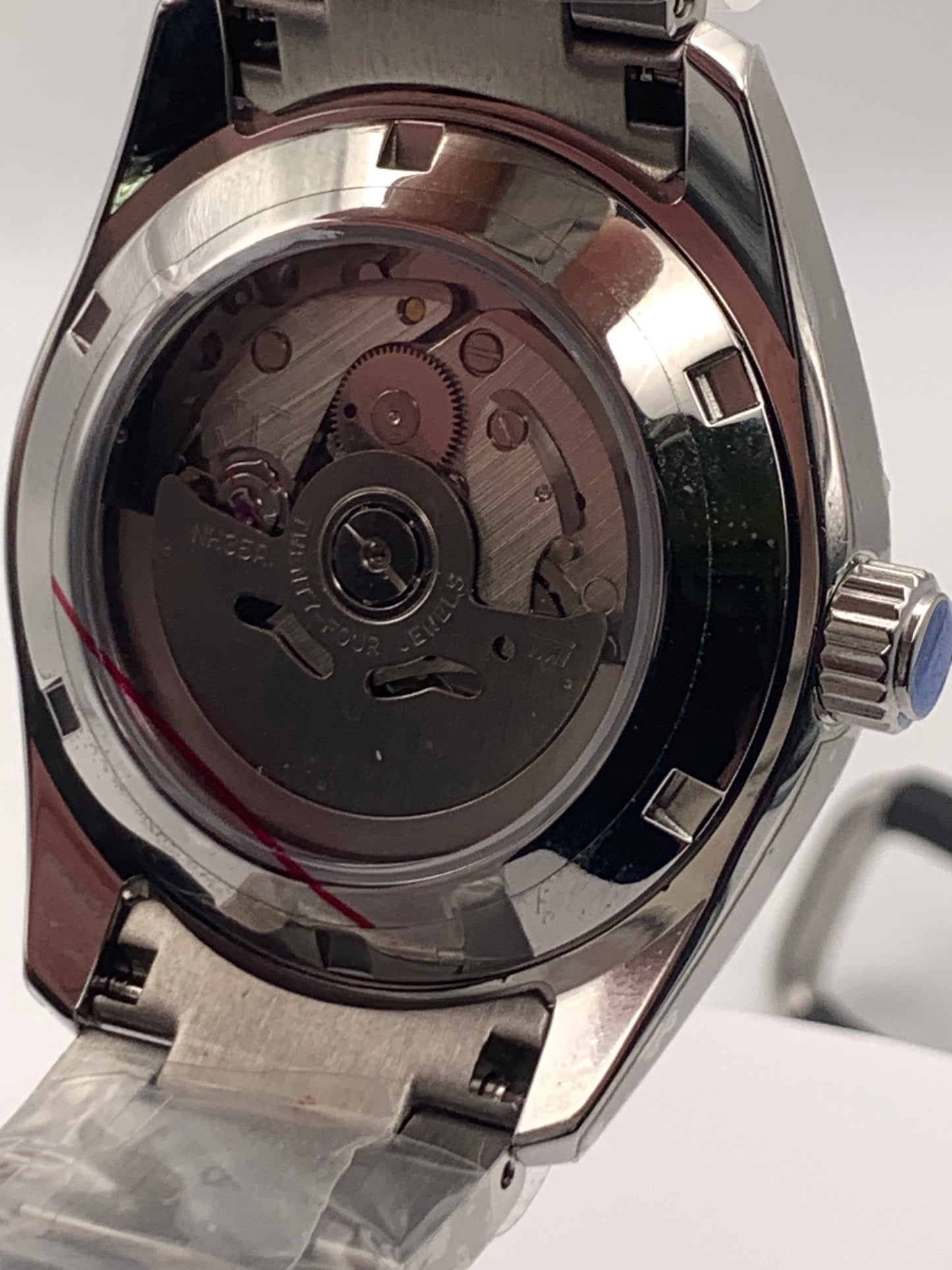 OGCola - Blackberry. 38mm stainless steel case with matching bracelet. Sapphire crystal. Seiko NH35