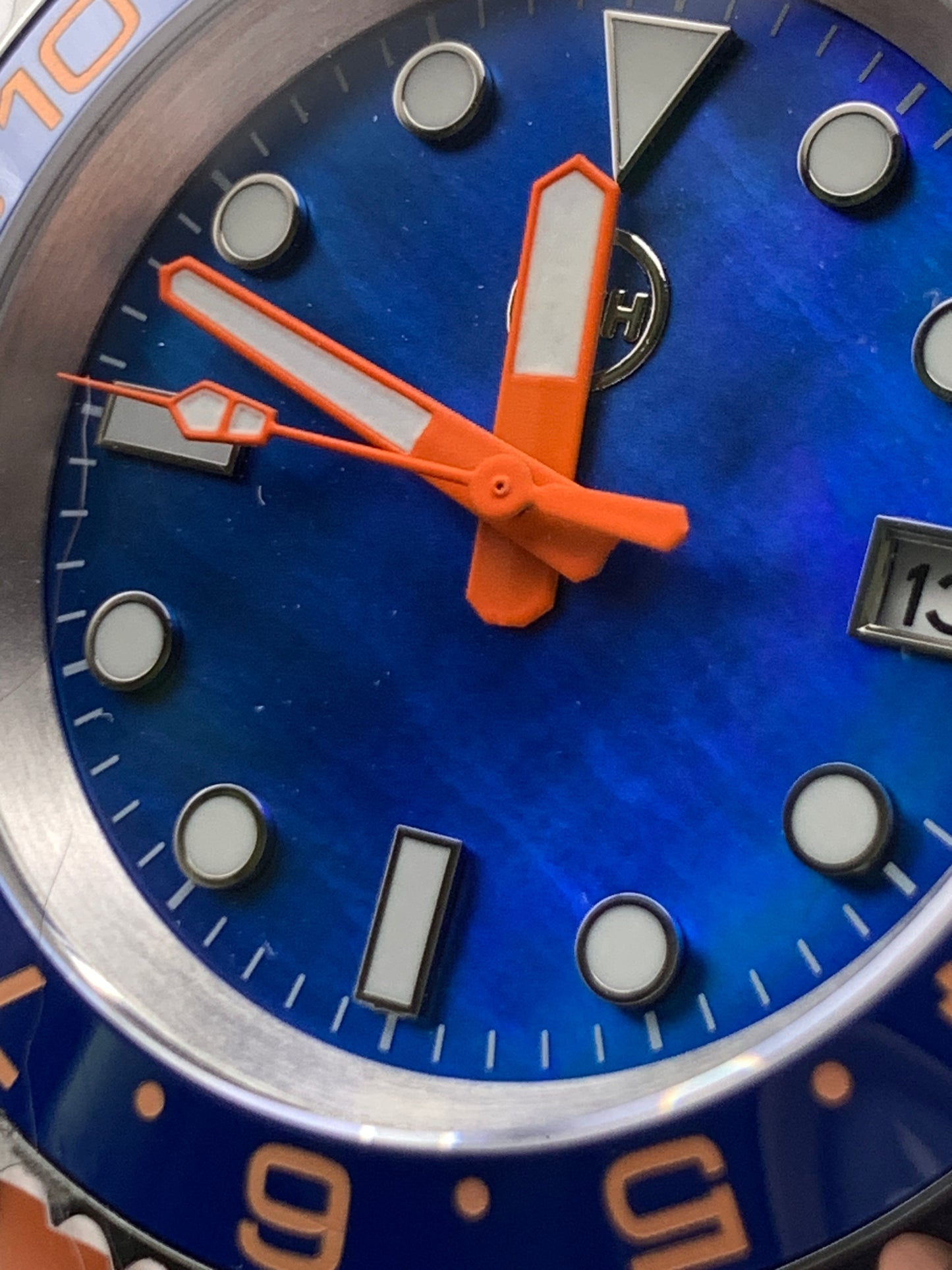 Beacon. 41mm stainless steel case.  Sapphire crystal. Seiko NH35.