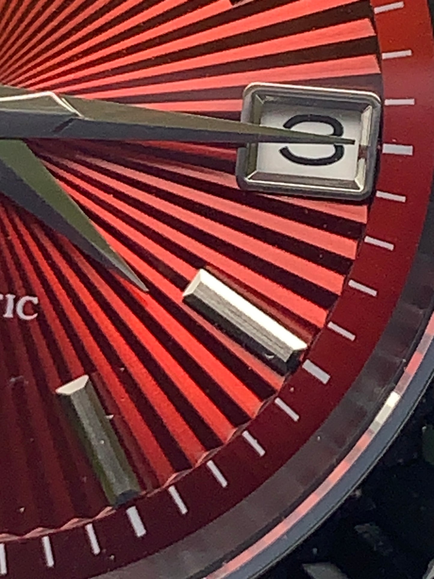Red Shift. Client custom. 39mm PVD stainless steel case. Sapphire crystal. Seiko NH38.