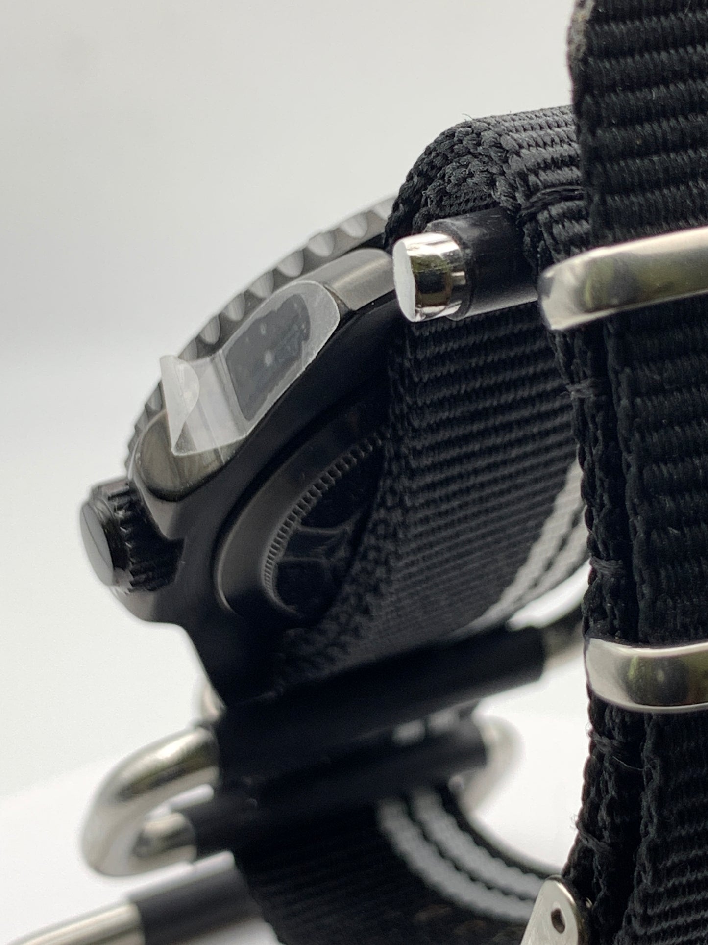 The Runt - 40mm PVD coated stainless steel. Sapphire crystal. Custom dial. Seiko NH38.