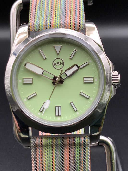 36mm Seafoam sport watch. 2 straps included.