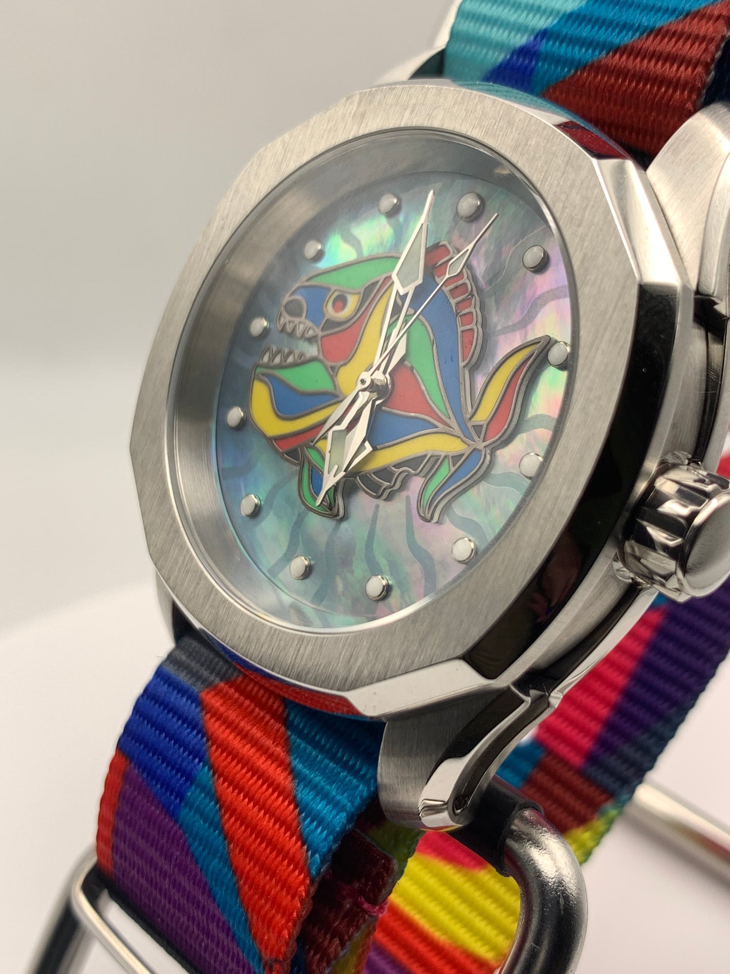 Pygocentrus. 38mm Stainless steel. Sapphire crystal. Seiko NH38.
