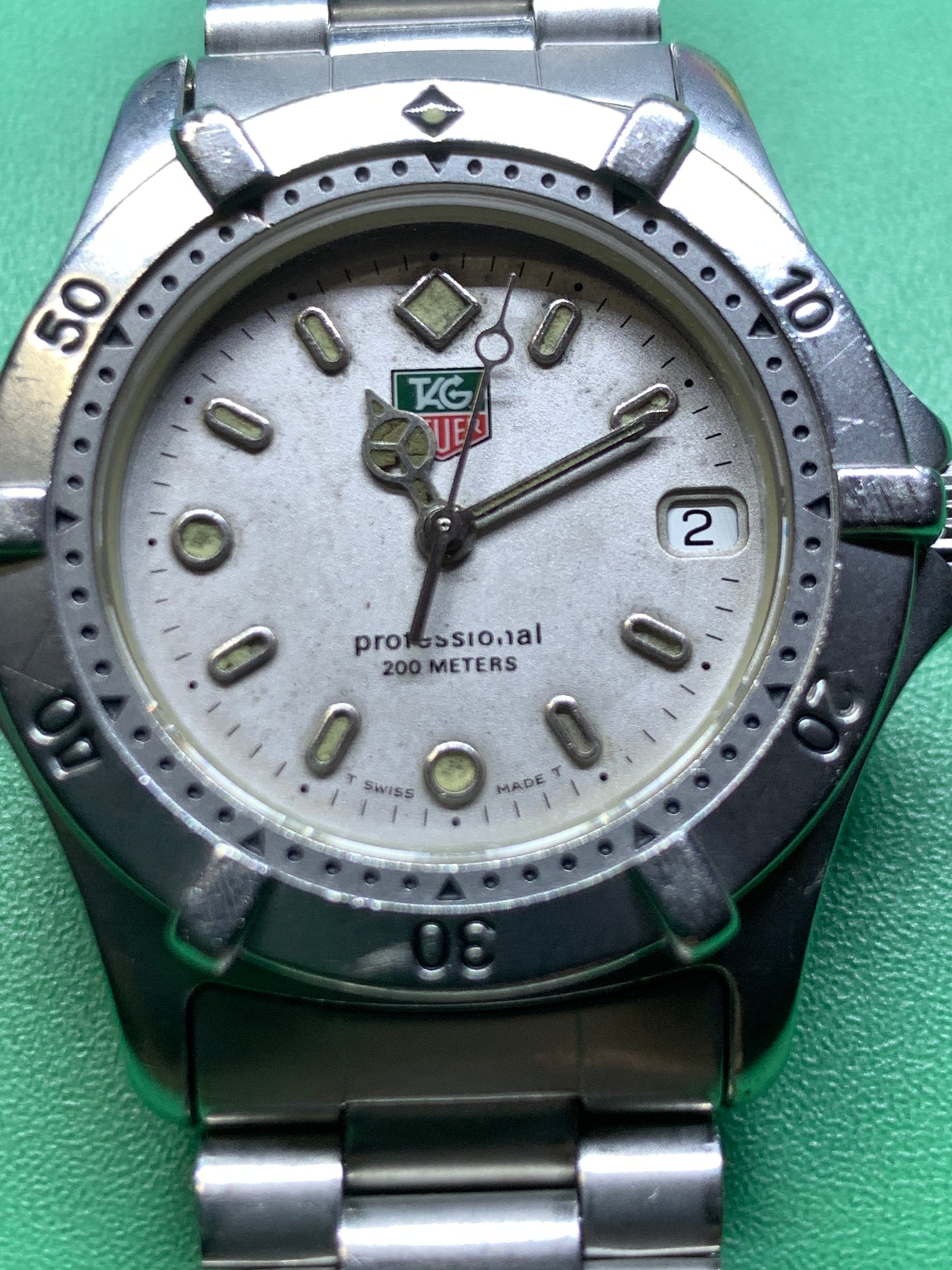 Tag Heuer WE1211-R.  Restoration. 34mm Stainless steel case.  Sapphire crystal. New movement.