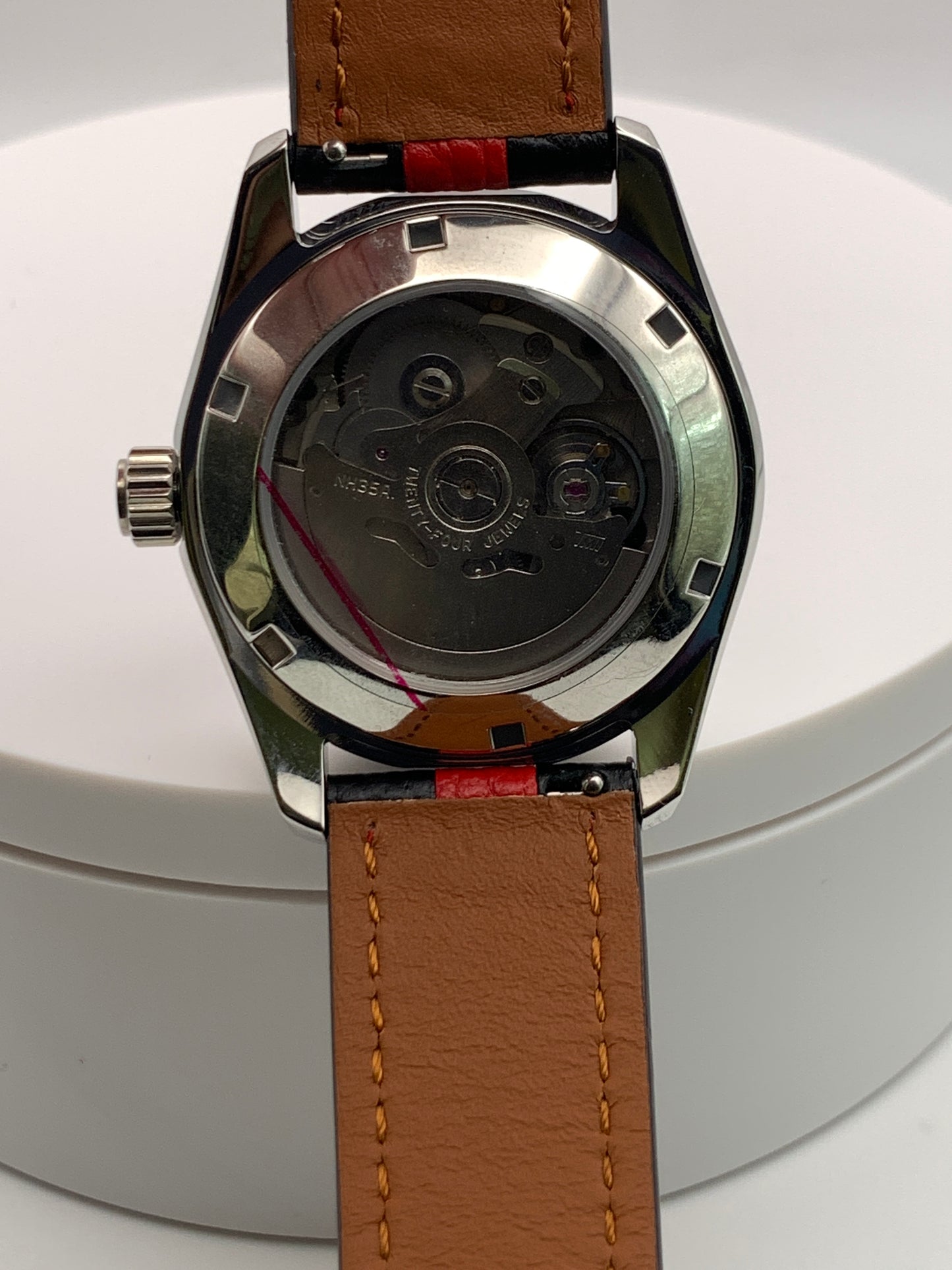 Perihelion - 38mm Stainless steel. Sapphire crystal.  Seiko NH35.