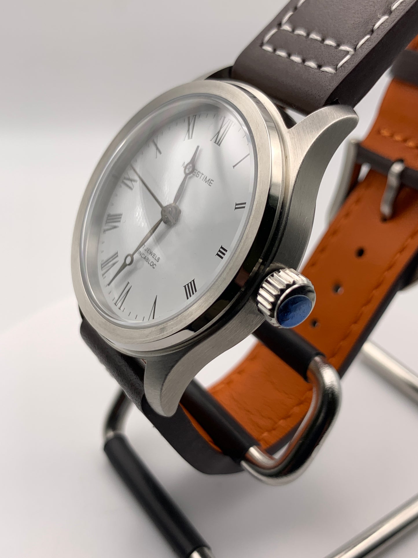 Majestime pocket watch conversion. 38mm stainless steel case.  Sapphire crystal.