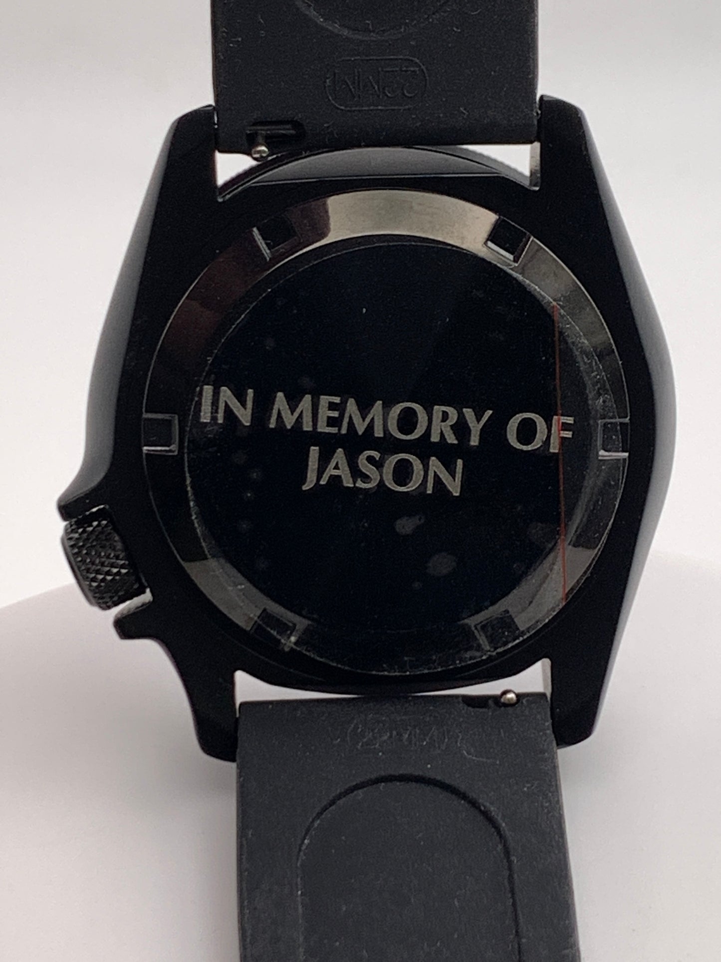 Jason Tribute #1 - 40mm PVD coated stainless steel. Sapphire crystal. Custom dial. Seiko NH38. 5 straps pictured included.