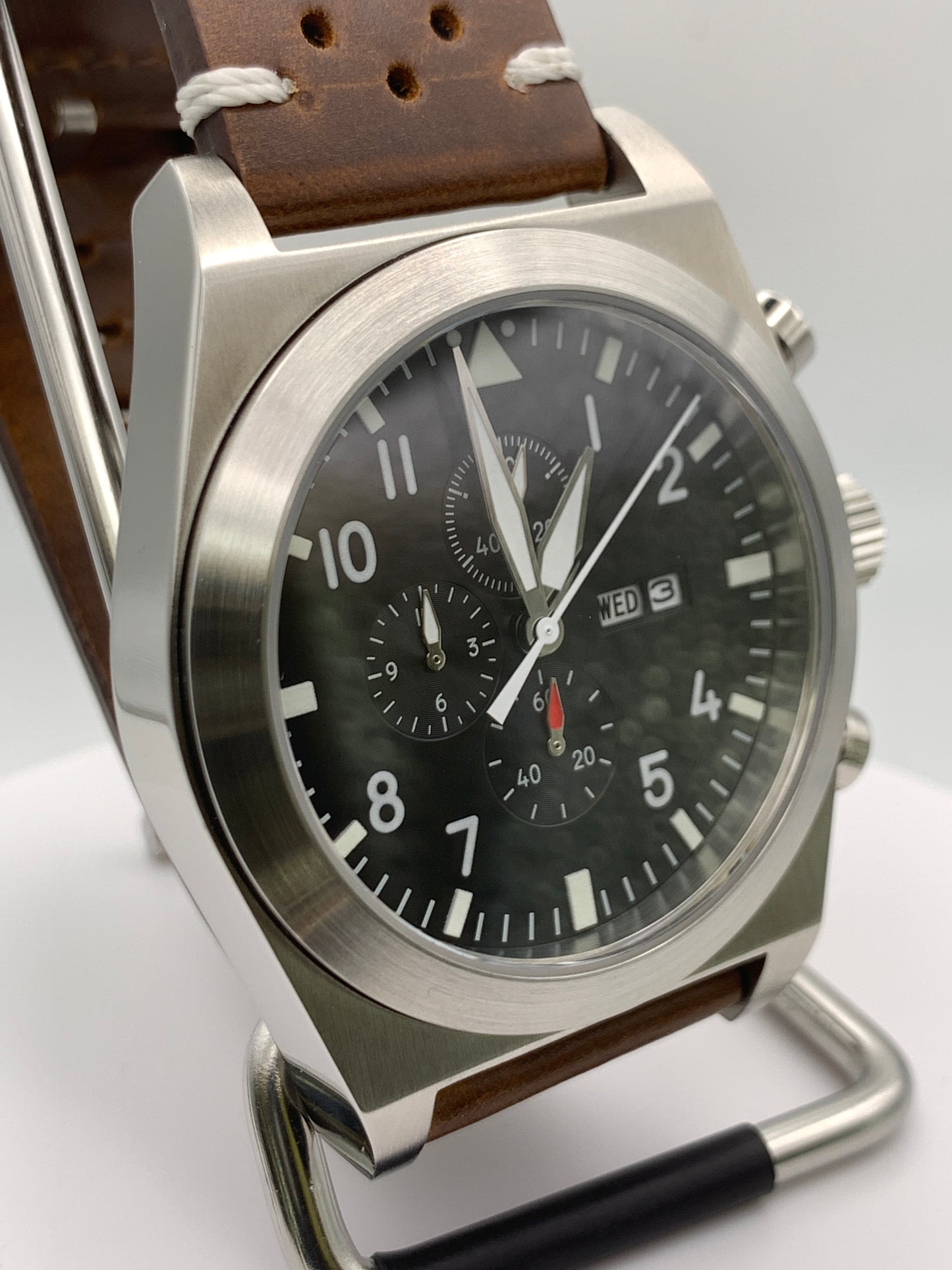 Titan. 46mm Pilot Chronograph. Sapphire crystal. Miyota 0S00.