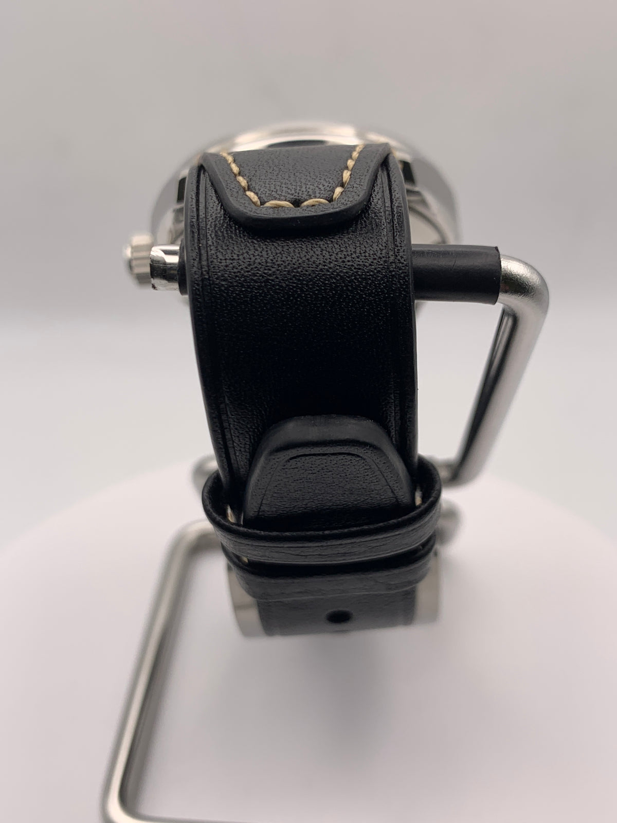 Mustachio 1.1 - 38mm Stainless steel.  Sapphire crystal with AR. Seiko NH38.