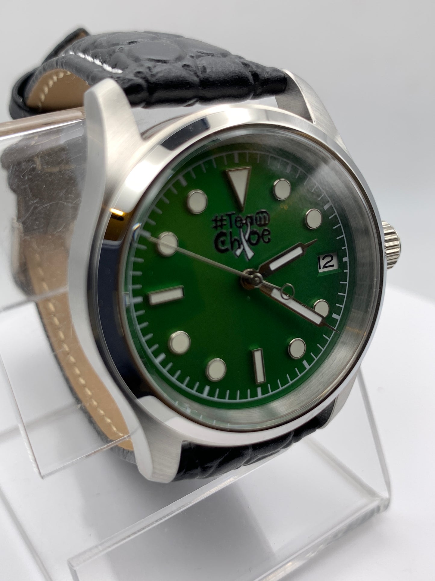 #TeamChloe - Three. 36mm Stainless steel. Sapphire crystal. Seiko NH35.
