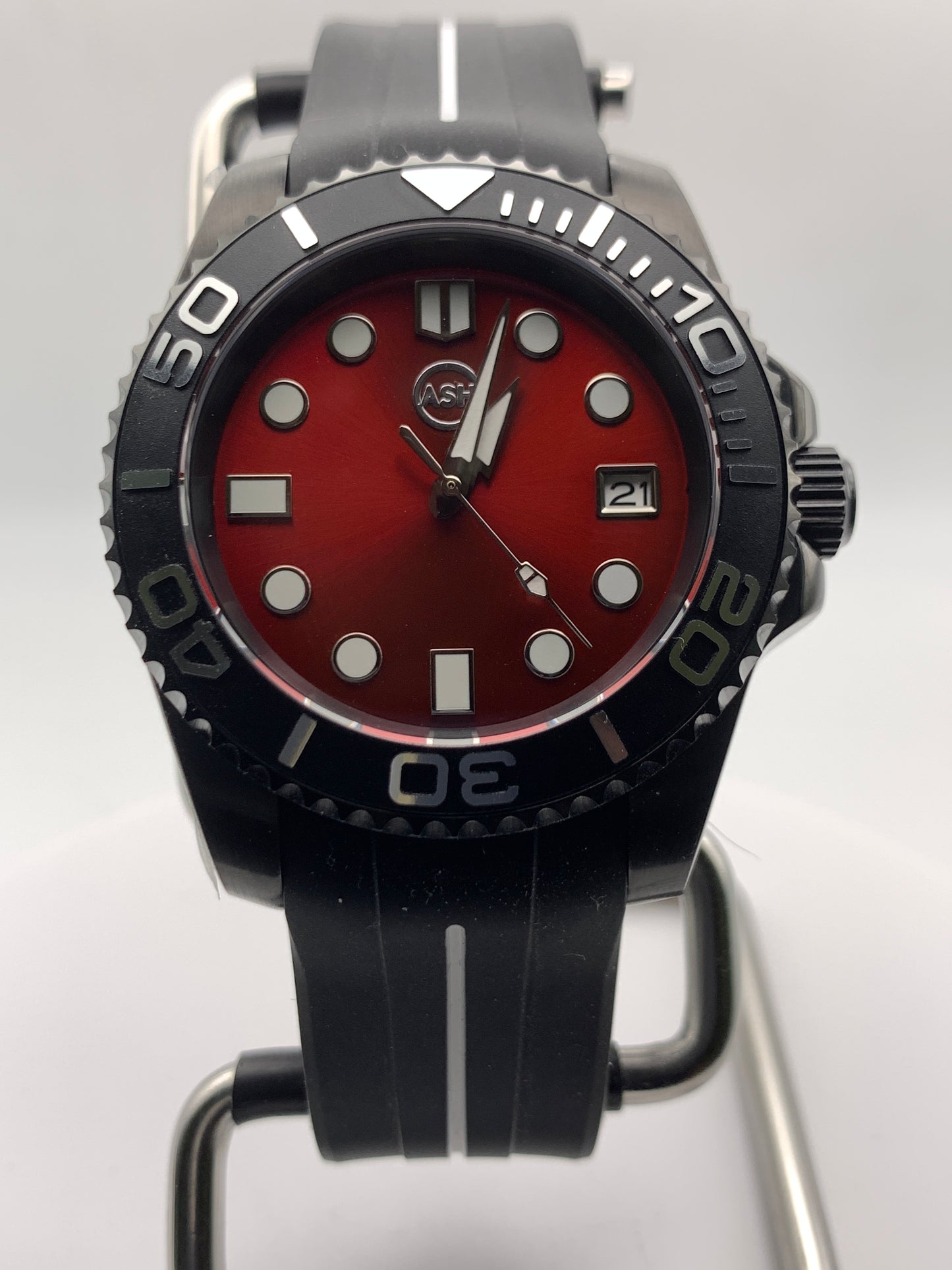 HAL 9000  - 41mm PVD stainless steel case. Sapphire crystal. Seiko NH35.