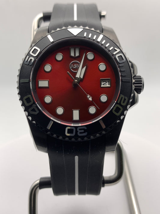 HAL 9000  - 41mm PVD stainless steel case. Sapphire crystal. Seiko NH35.