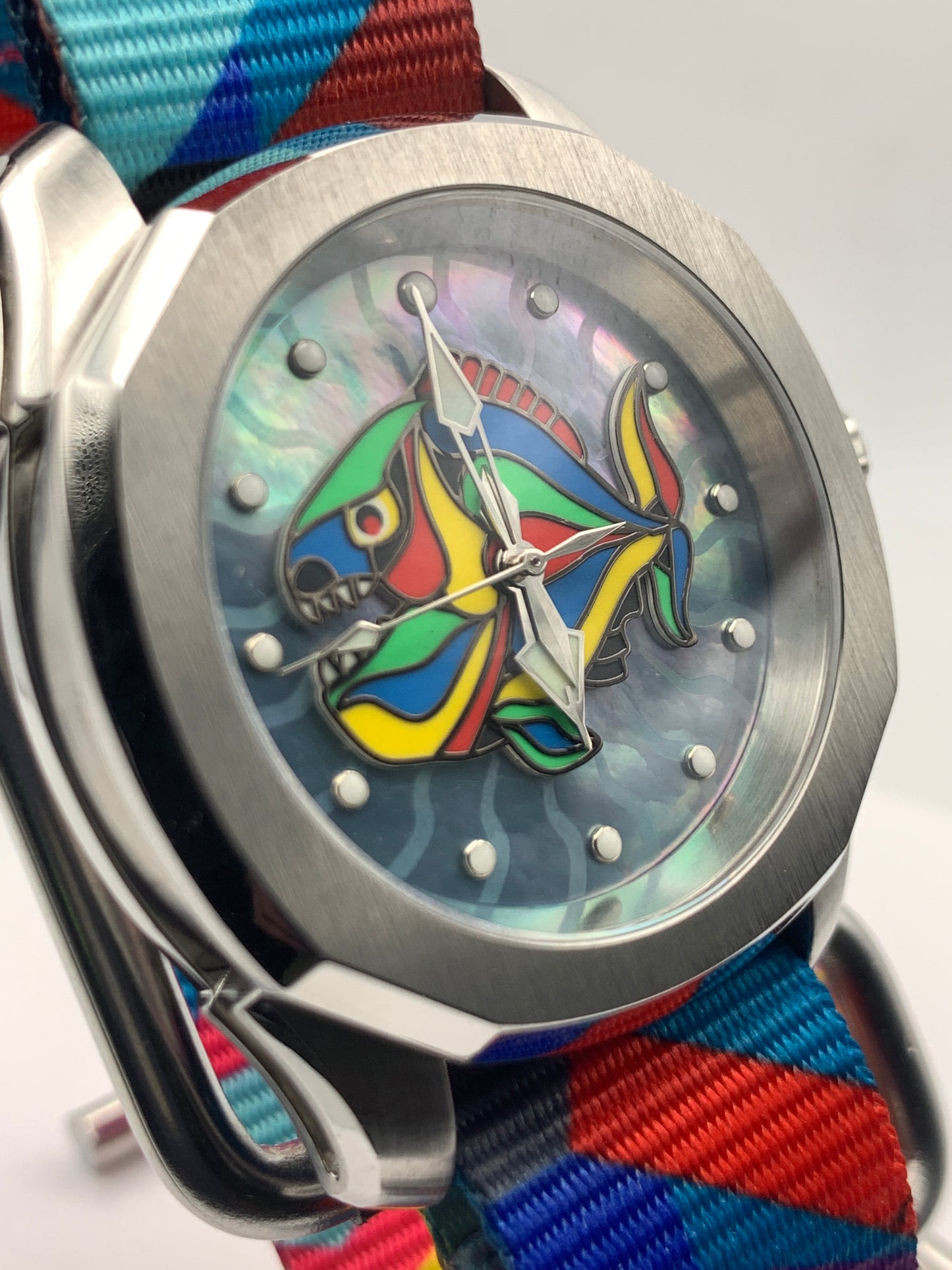 Pygocentrus. 38mm Stainless steel. Sapphire crystal. Seiko NH38.