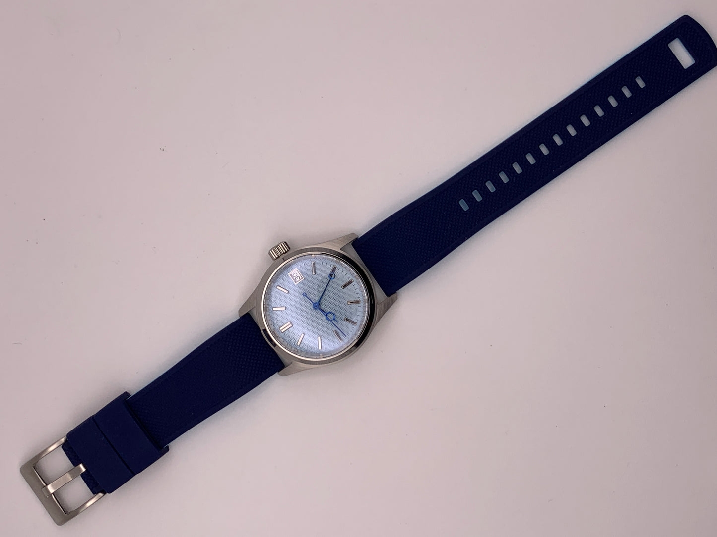 Frosty. 36mm Stainless steel case. Sapphire crystal. Seiko NH35.