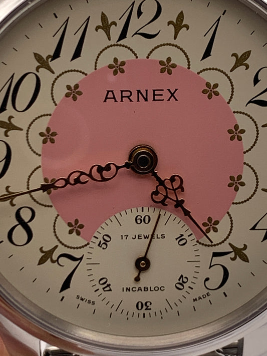Pocket watch conversion. Swiss 6498. Beautiful hand painted enamel dial.