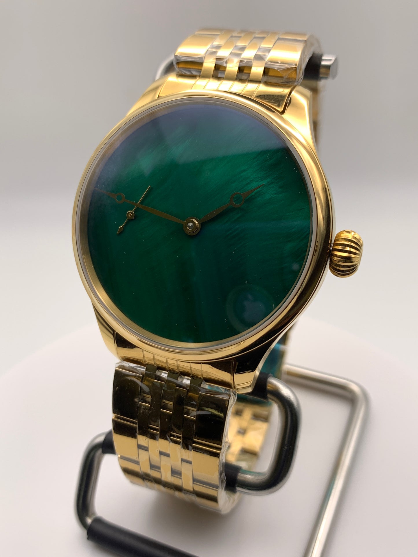 Spring Island. 41mm 18k plated stainless steel case. Sapphire crystal