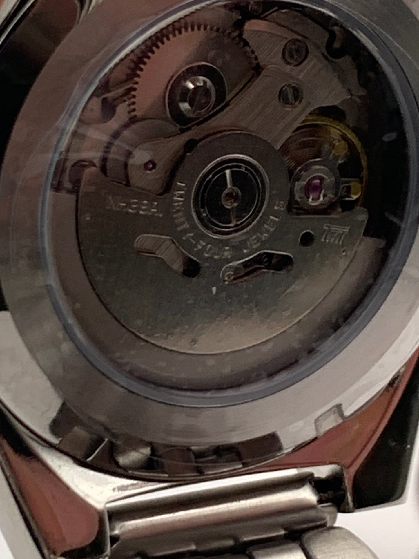 Northstar. 41mm Stainless steel. Domed K-1 crystal. Seiko NH38. Vintage bracelet.