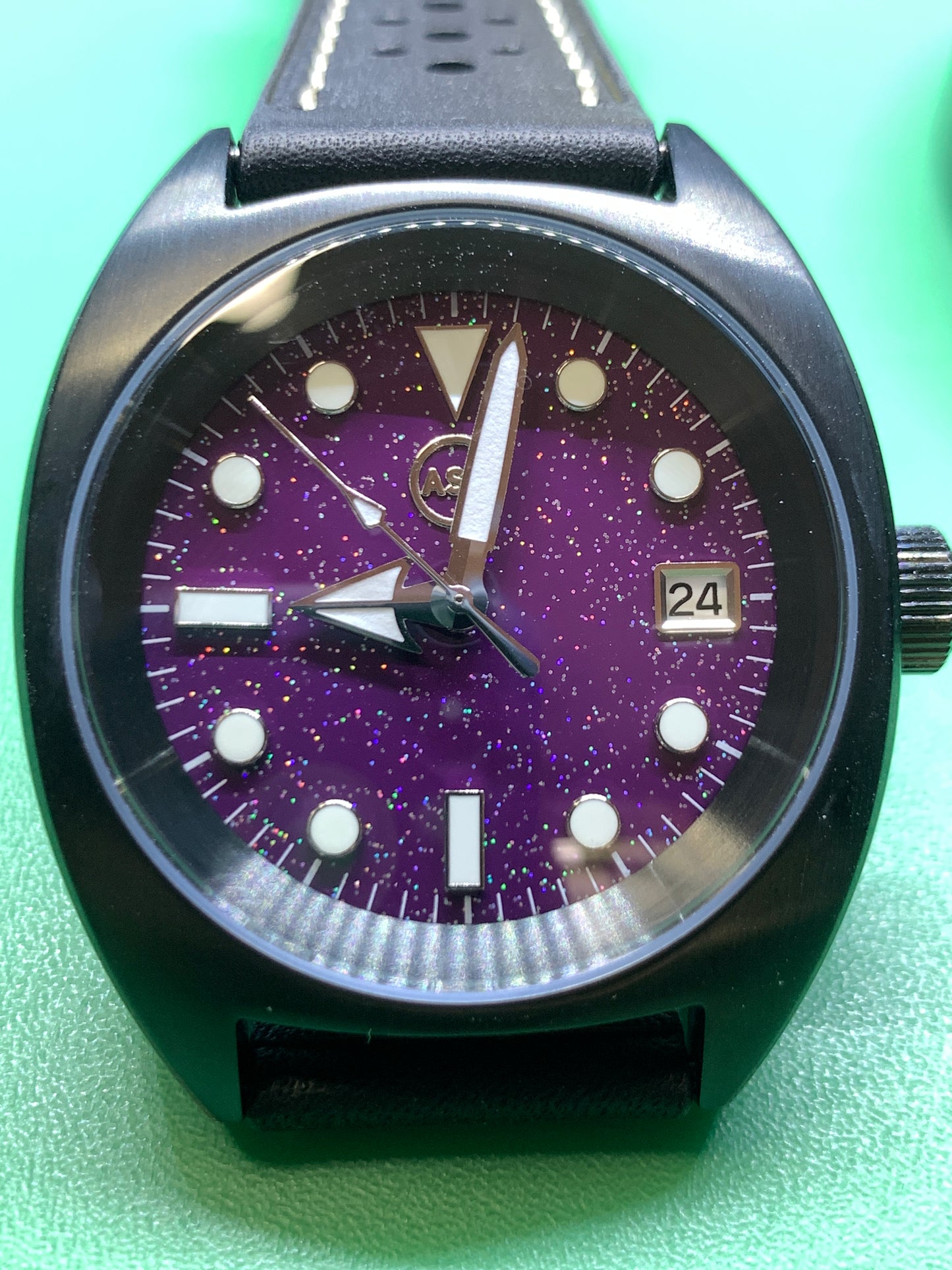 Kiss The Sky. 39mm PVD Stainless Steel.  Domed sapphire. Seiko NH35