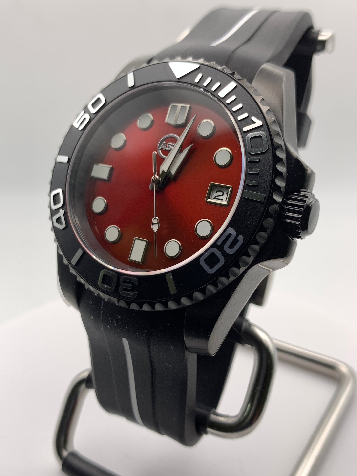 HAL 9000  - 41mm PVD stainless steel case. Sapphire crystal. Seiko NH35.