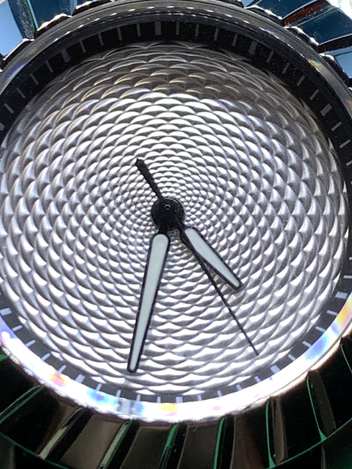 Indra’s Net. 41mm Stainless steel case.  Sapphire crystal. Seiko NH38.