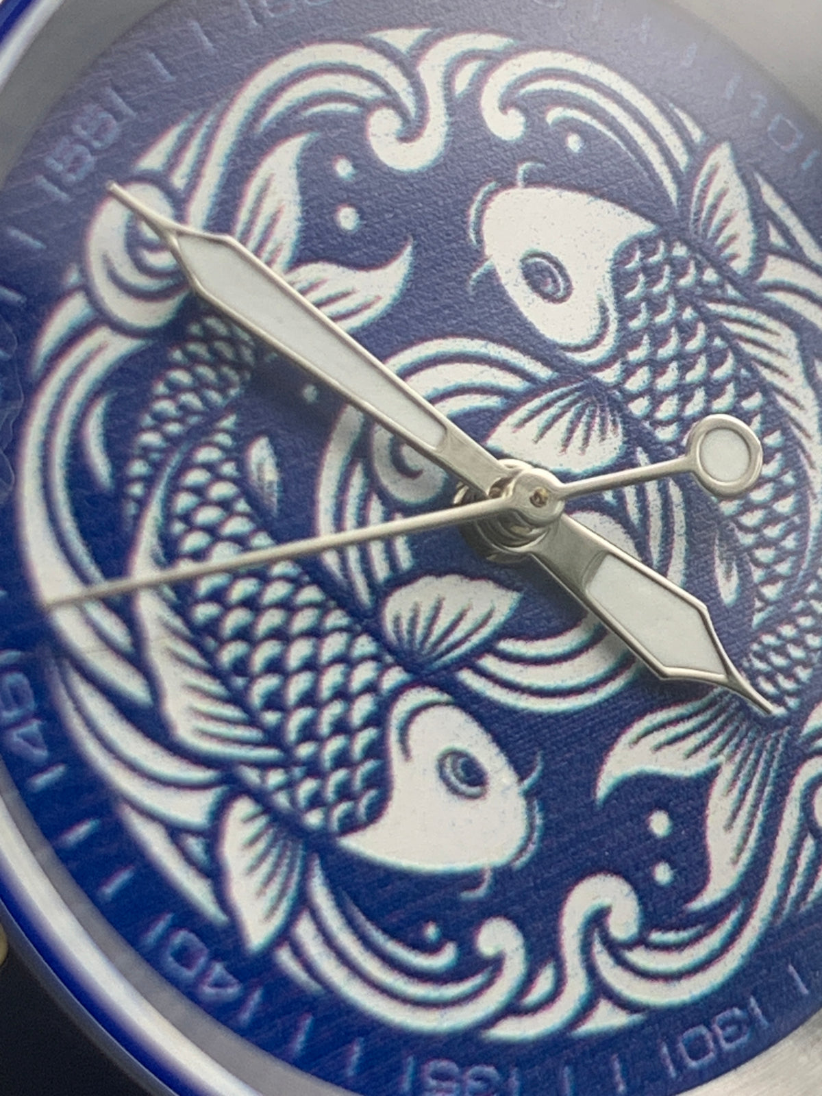 Koi Pond - 38mm stainless steel case. Sapphire crystal. Seiko NH38.