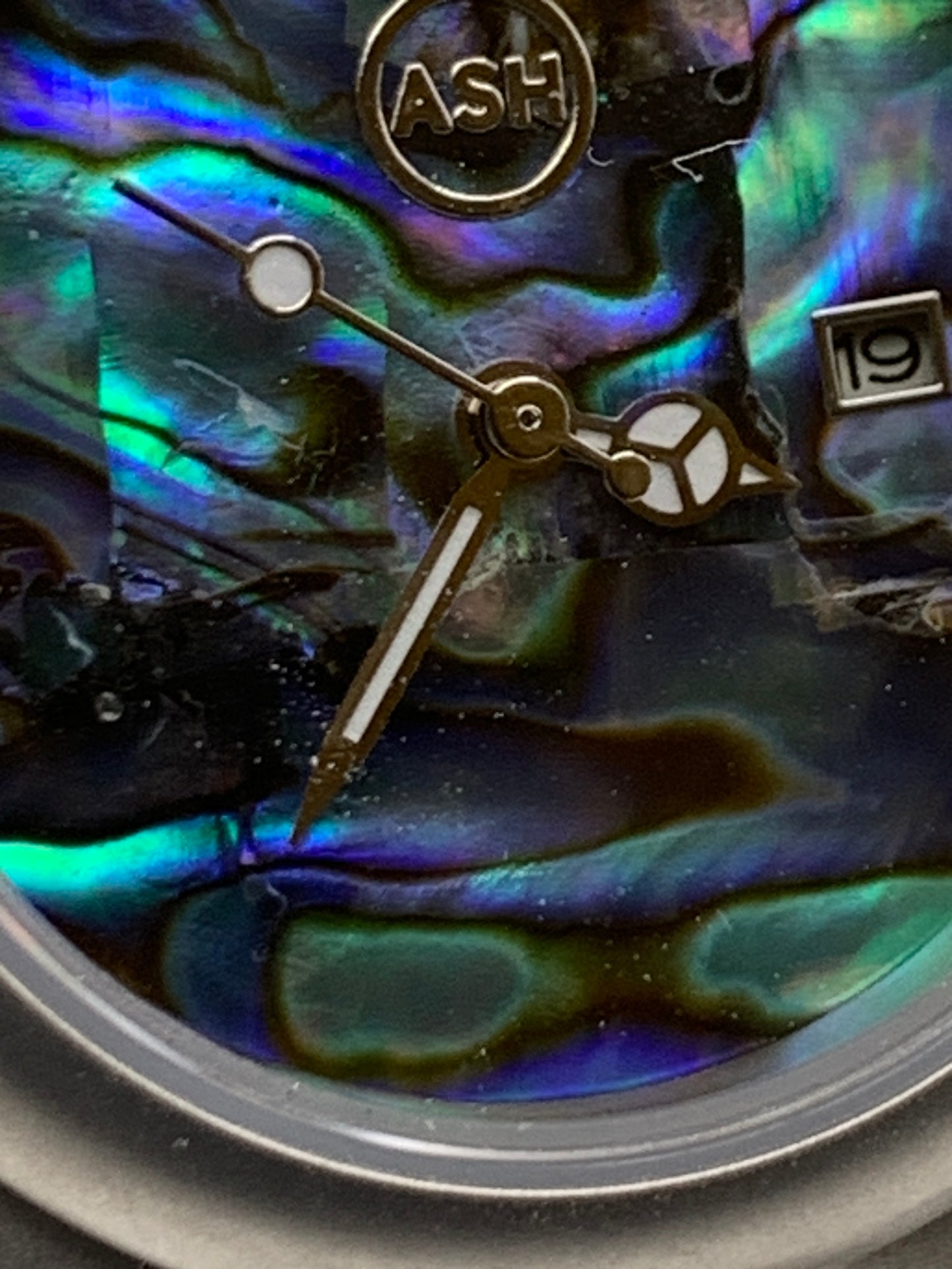 Microcosm. 31mm Brushed stainless steel with matching bracelet. Sapphire crystal. Seiko NH05 automatic.