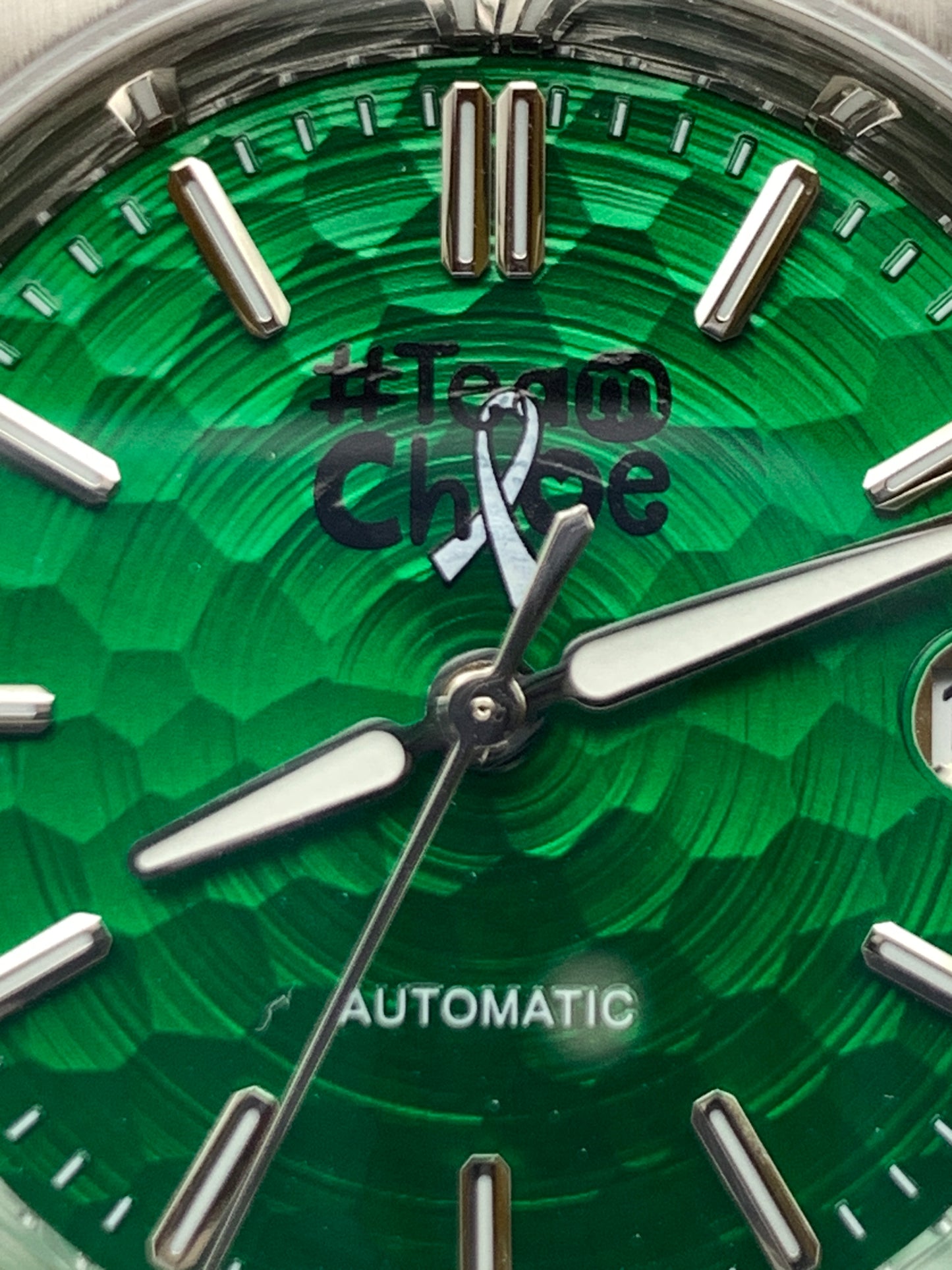 #TeamChole - One. 44mm Stainless steel. Textured dial. Sapphire. Seiko NH35.