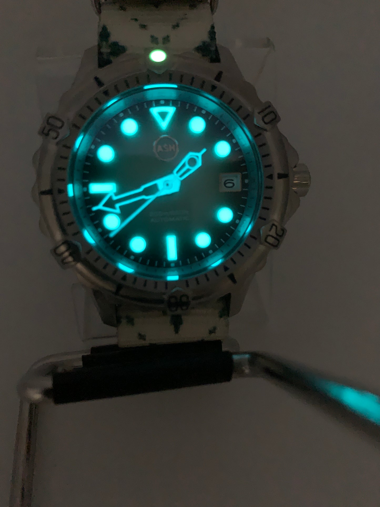 Thymekeeper.  42mm Stainless steel case.  Sapphire crystal. Seiko NH35.