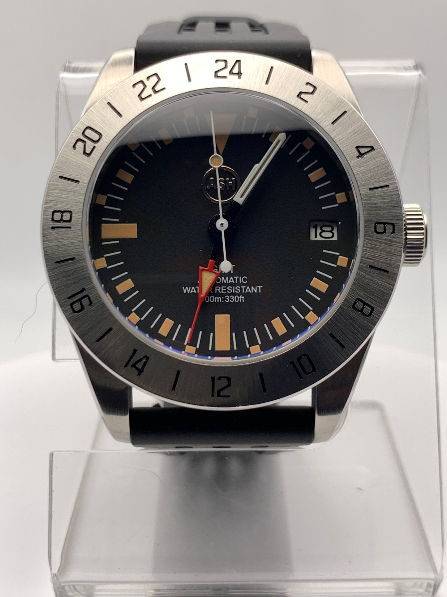 Vibe 1655 version 1.1 - 40mm Stainless steel GMT case. Sapphire crystal. NH34 movement.