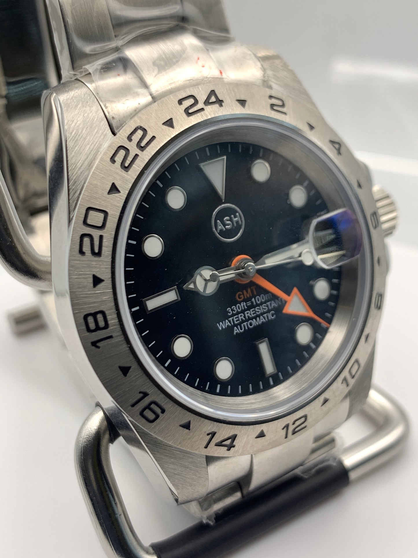 Xplorer Too. Custom requested.  39mm Stainless steel. Sapphire crystal. Seiko NH34 GMT.