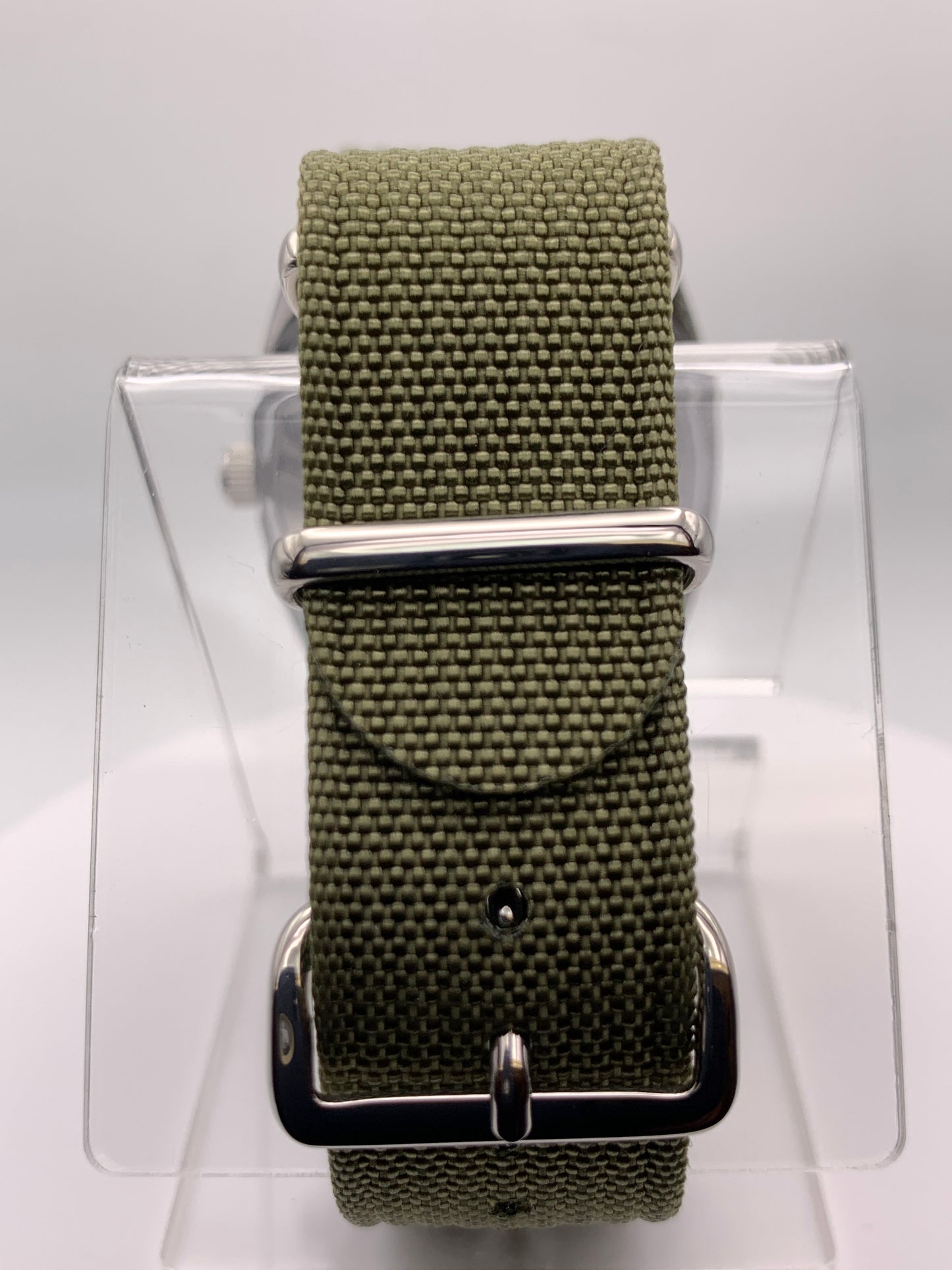 Neo Vintage 36mm field watch. NOS Gruen case. Miyota 2039 quartz.