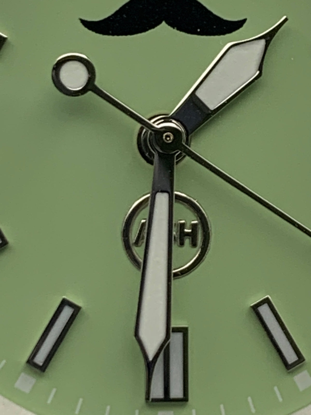 Mustachio 1.1 - 38mm Stainless steel.  Sapphire crystal with AR. Seiko NH38.