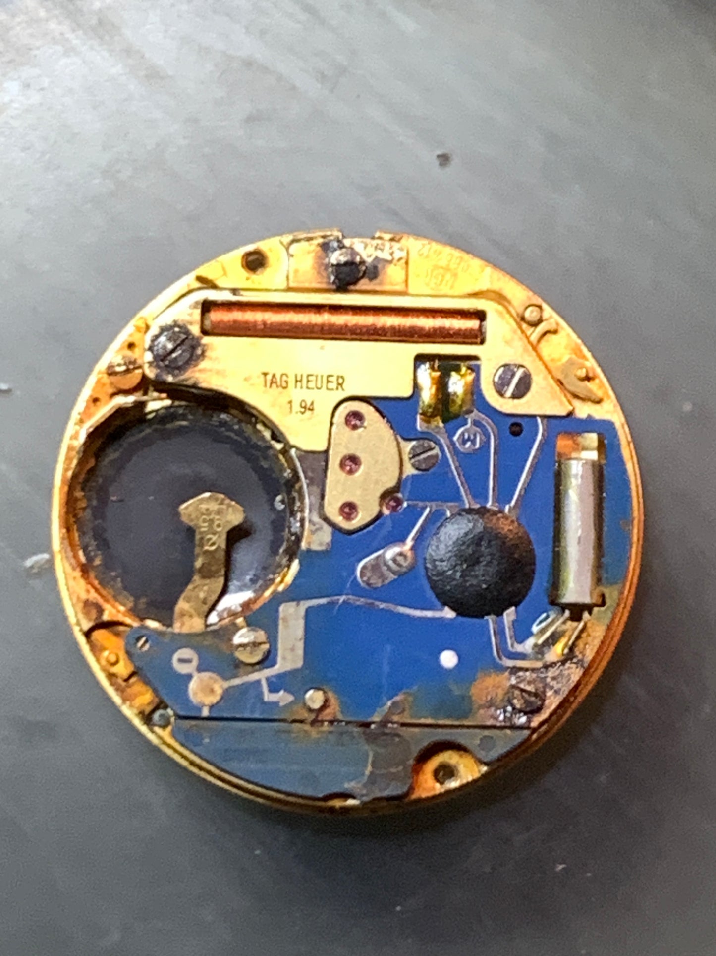 Tag Heuer WE1211-R.  Restoration. 34mm Stainless steel case.  Sapphire crystal. New movement.