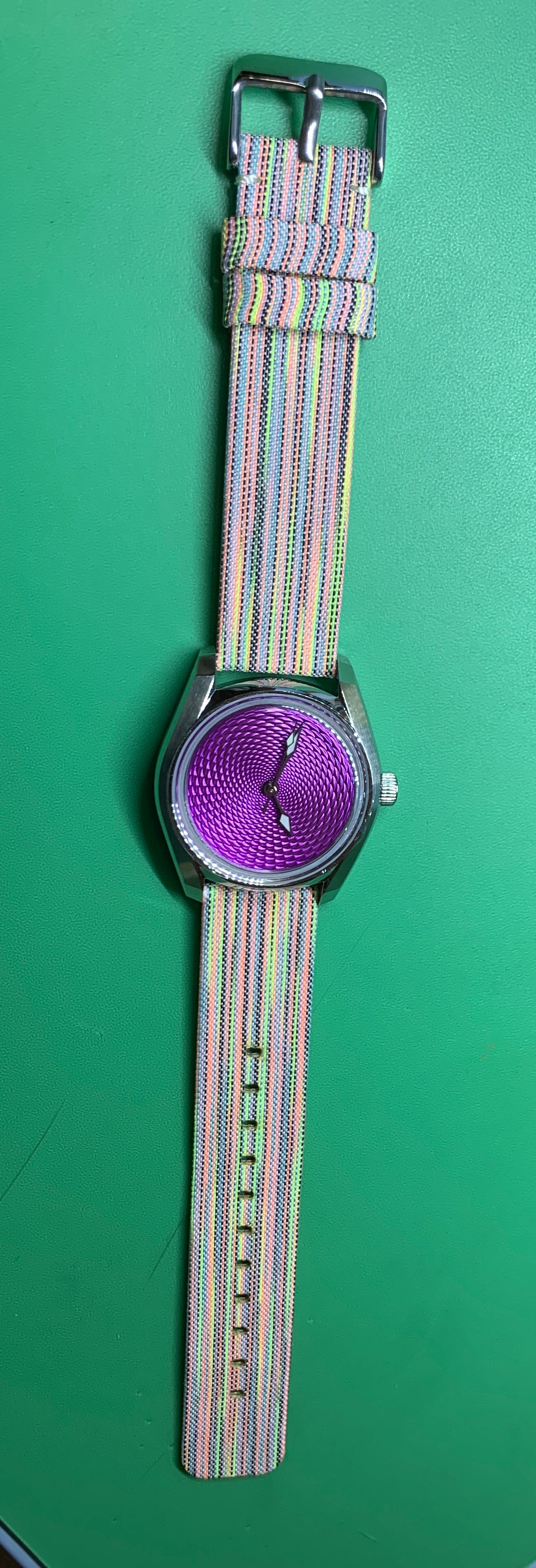 Brandy 1.3 - 38mm Stainless steel. Double dome sapphire with AR. Seiko NH38.