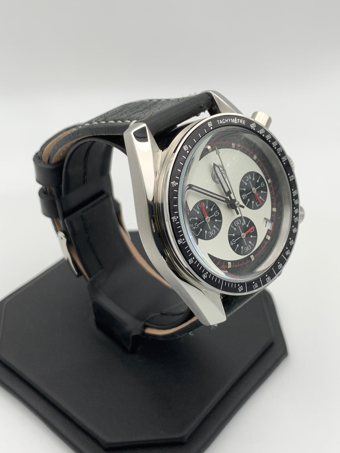 Custom Mechaquartz Seiko VK63 Chronograph Wristwatch