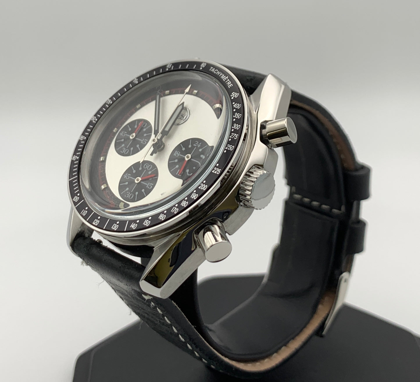 Custom Mechaquartz Seiko VK63 Chronograph Wristwatch