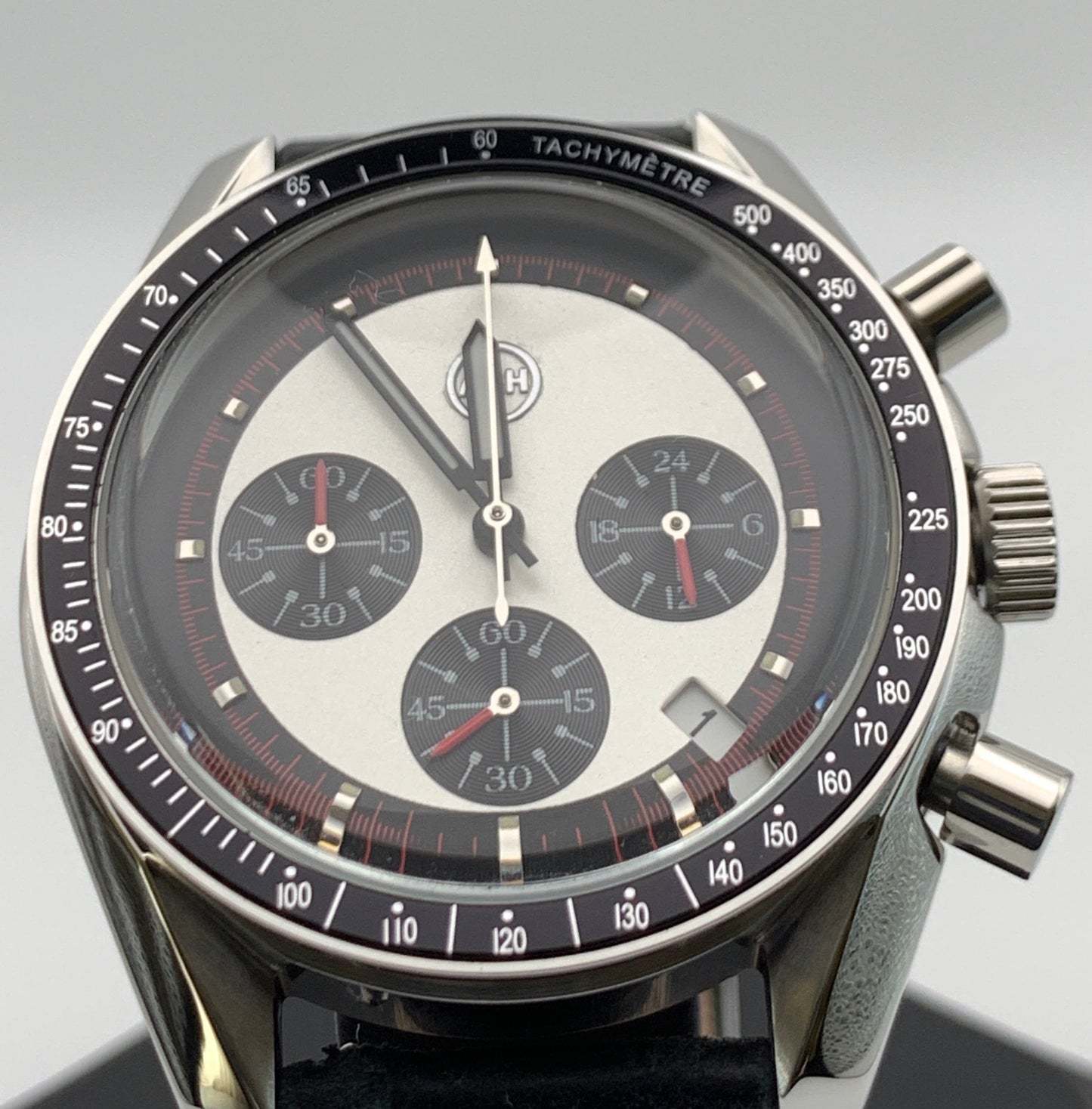 Custom Mechaquartz Seiko VK63 Chronograph Wristwatch